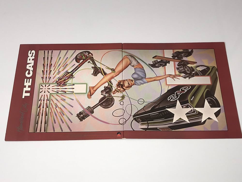 The Cars: Heartbeat City LP VG++ Canada Elektra 96 02961
